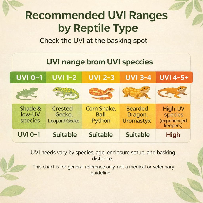 [AUSTRALIA] - Reptile UVI Light Meter – Portable UV Index Reader for Basking Spot Monitoring – Helps Reptile Owners Know When to Replace UV Lamps – for Bearded Dragon, Chameleon & Gecko – Battery Included 1 