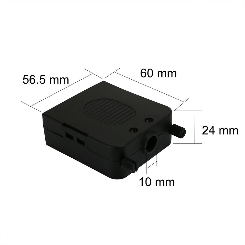 Twinkle Bay DB25 Connector to Wiring Terminal Db25 Breakout Board Solder-Free (Female Adapter with Case)