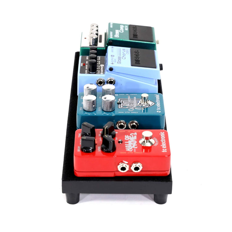 Ghost Fire Guitar Pedal Board Aluminum Alloy Effect Pedalboard,V Series (V-BABY1-PB(13.7''x5.5'')) 13.7''x5.5''