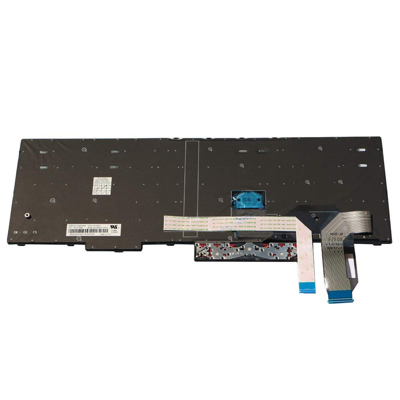 Replacement US Keyboard for Lenovo ThinkPad E580 E585 L580 E590 E595 L590 T590 P15S P52 P72 P53 P53S P73 P53 P52 T15(Not Fit P52s) Laptop (No Backlight)