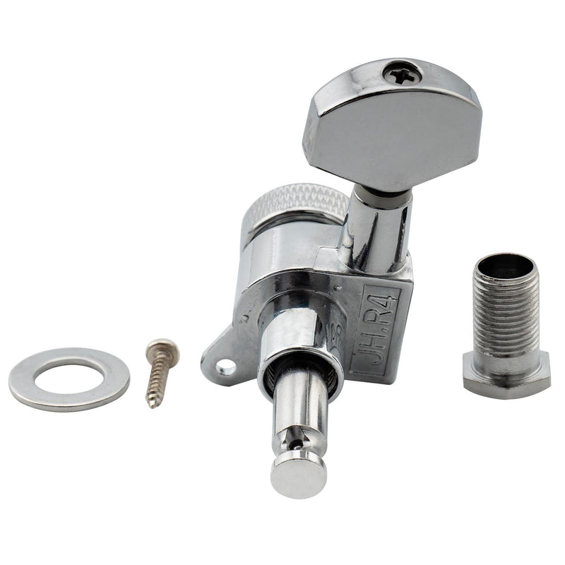 [AUSTRALIA] - Musiclily Pro 6 inline Locking String Tuning Pegs Machines Heads Set for Fender Stratocaster Telecaster Electric Guitar, Chrome 