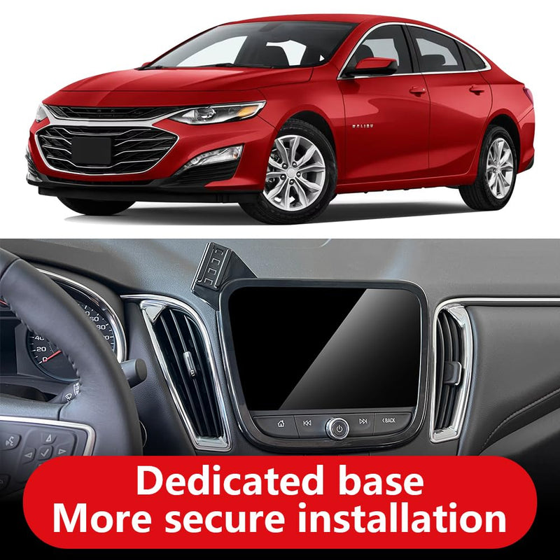 Car Phone Holder for Chevy Chevrolet Malibu 2016 2017 2018 2019 2020 2021 2022 2023 2024 2025 Auto Accessories Navigation Bracket Interior Decoration Screen Mobile Cell Phone Mount case for Chevrolet Malibu 2016-2025