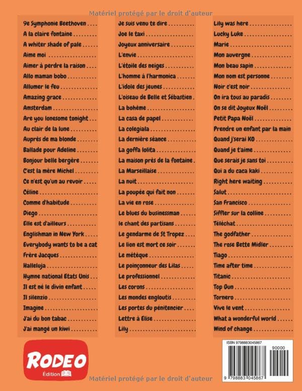 90 tablatures harmonica en vidéos | Pour débutants et plus | Sans solfège | Grand Format A4 | QR code | Partitions faciles |harmonica diatonique Do / ... Idéal pour débutant et plus. (French Edition)