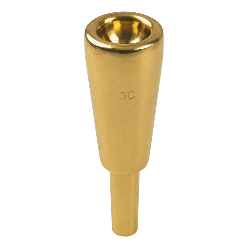 1Pcs Yootones 9.8mm Outer Diameter 3C Heavy-Duty Trumpet Mouthpiece Compatible with Trumpet Accessories (Gold) Gold