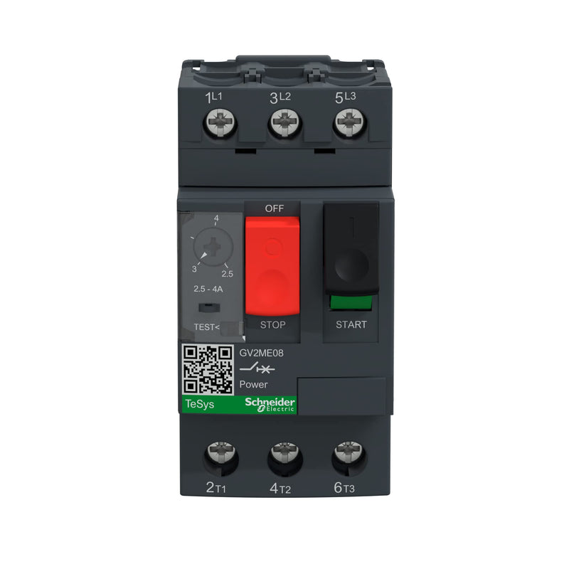 [AUSTRALIA] - Manual Motor Starter, Button, 2.5-4A, 1P 