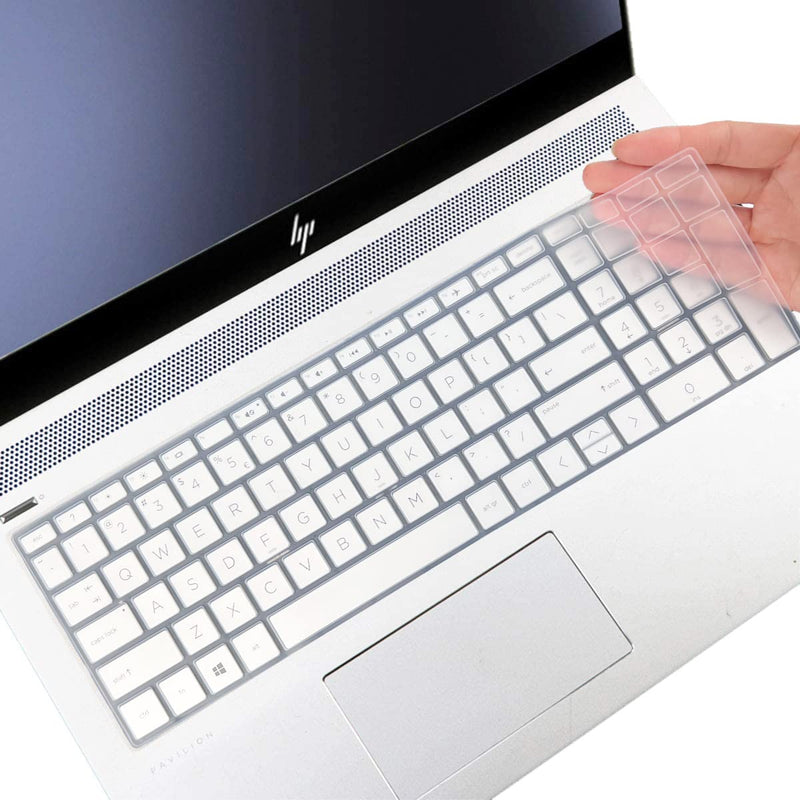 Keyboard Cover for 15.6 HP Laptop 15-dw 15-dy 15-ef 15-da/db/bs/cs/ce 15t 15z 15-dy2024nr 15-dy2075tg 15-dy2073dx 15-da0012dx 15-db0011dx 15-dw1053dx 15z-ef2000 15t-dy200 15-cs3025od 15-ce3065cl Clear