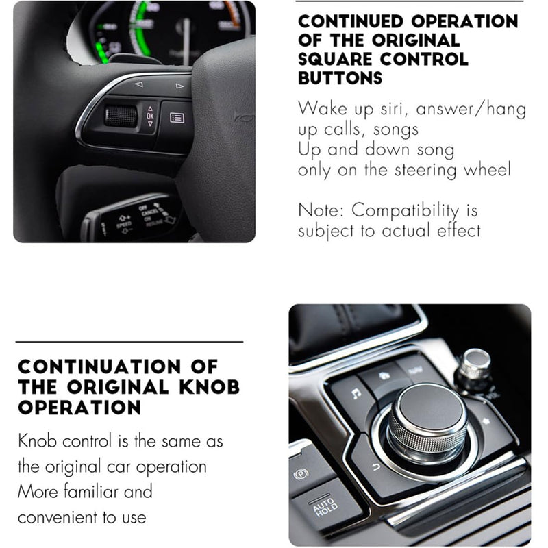 Wireless Carplay Adapter for Car Radio, Wireless CarPlay Dongle for Phone iOS10+, CarPlay Adapter Convert OEM Wired CarPlay to Wireless Plug & Play Fit for Original Car with Wired Carplay
