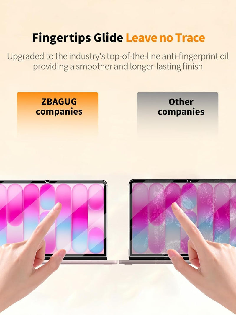 2 Pack Anti Glare Screen Protector for 2026 New MacBook Neo 13 inch with A18 Pro Chip/A3404 Anti Scratch Accessories 5H Hardness Matte Protective Shield Film for MacBook Neo 13