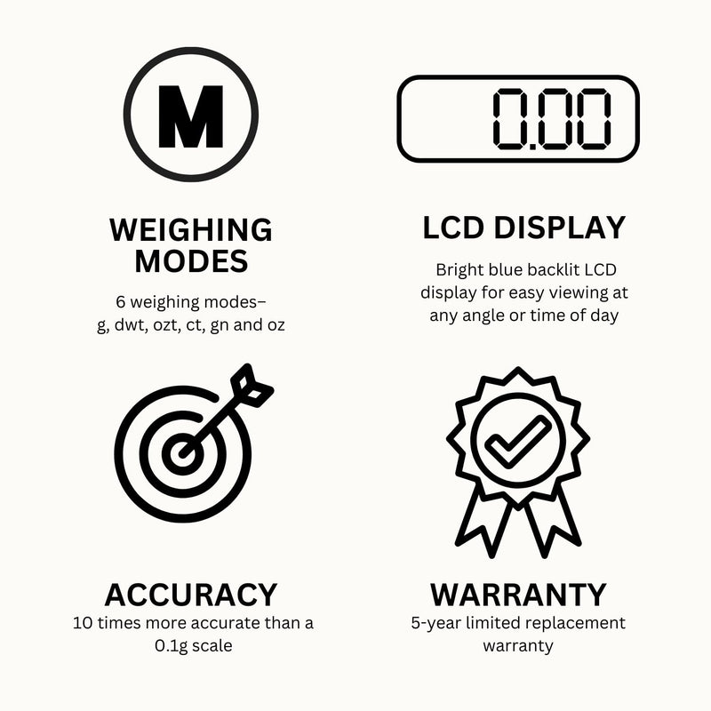GemOro Platinum XP500 | Durable Precise Jewelers Countertop Portable Pocket Scale | Digital Precision Tool with Expert Professional Reading & Accuracy 500g x 0.01g Readability (Silver)