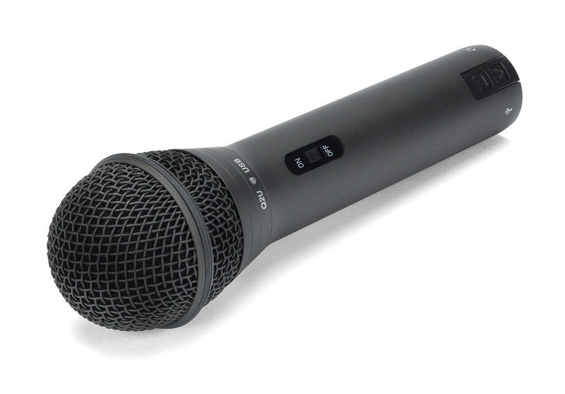 Samson Q2U USB/XLR Dynamic Microphone Recording and Podcasting Pack (Black) Grey