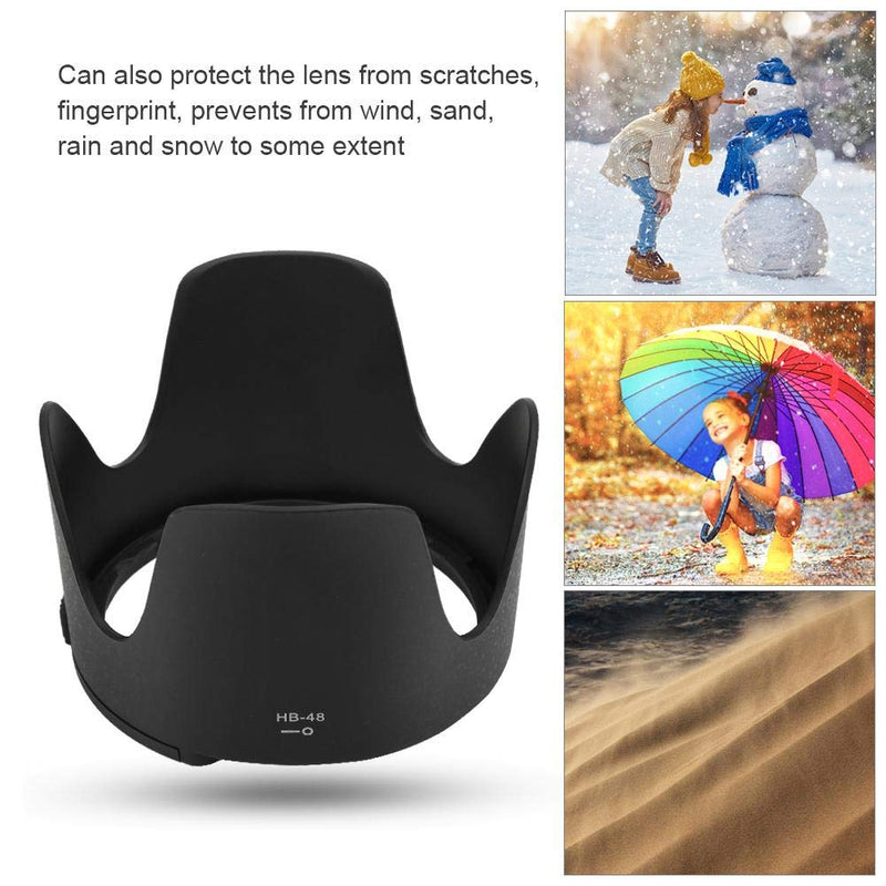 [AUSTRALIA] - Camera Lens Hood for NikonHB-48 Camera Mount Lens Hood for AF-S 70-200mm f2.8 G VR II LensLens Hood Default 