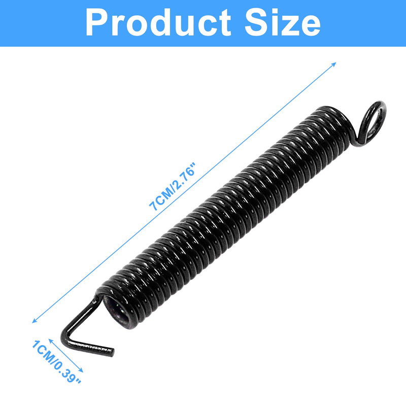 4 Pack Noiseless Tremolo Springs, Electric Guitar Tremolo Bridge Springs Instruments Accessories Replacement Part (Black) Black