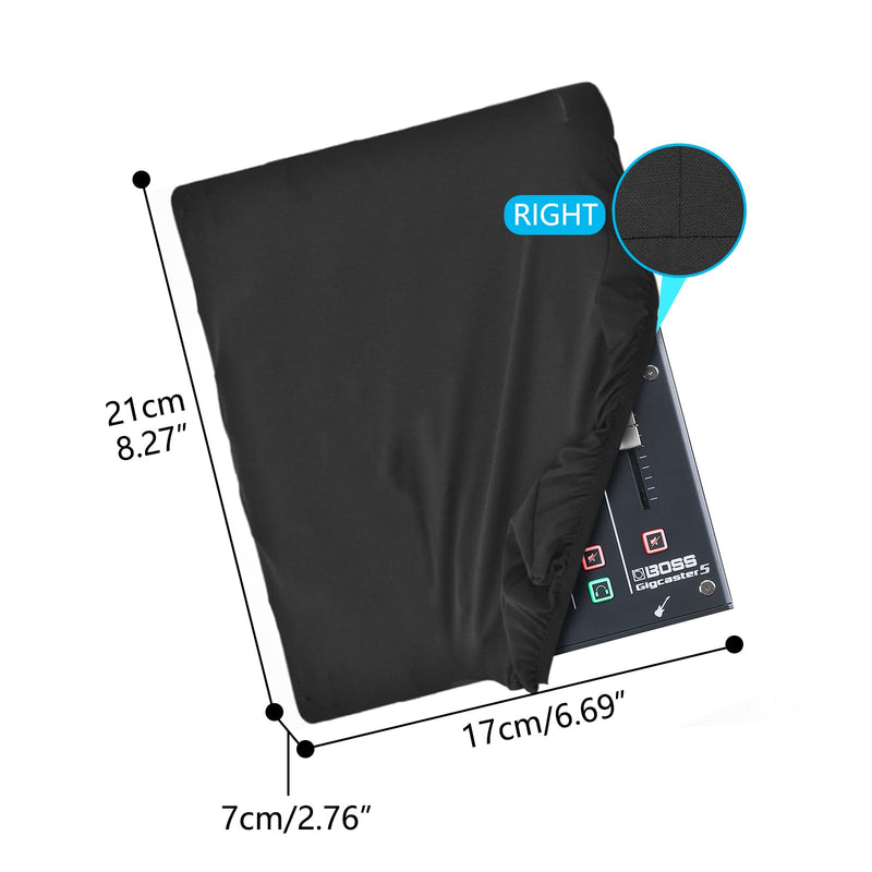 [AUSTRALIA] - Ultimate Home Studio Mixer Cover - Stretchable Chinlon, Splash-Resistant, Dust & Pet Hair Protection, Compatible with Boss Gigcaster 5 Live Streaming Mixers 