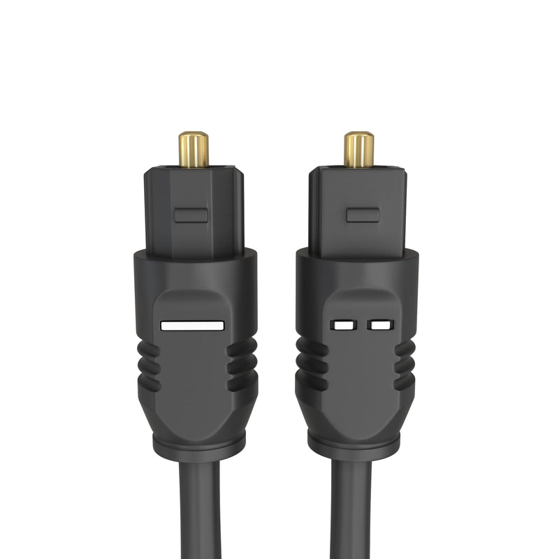 TOSLink Optical Digital Audio Cable SPDIF Dolby Digital DTS 50 ft Black 50FT