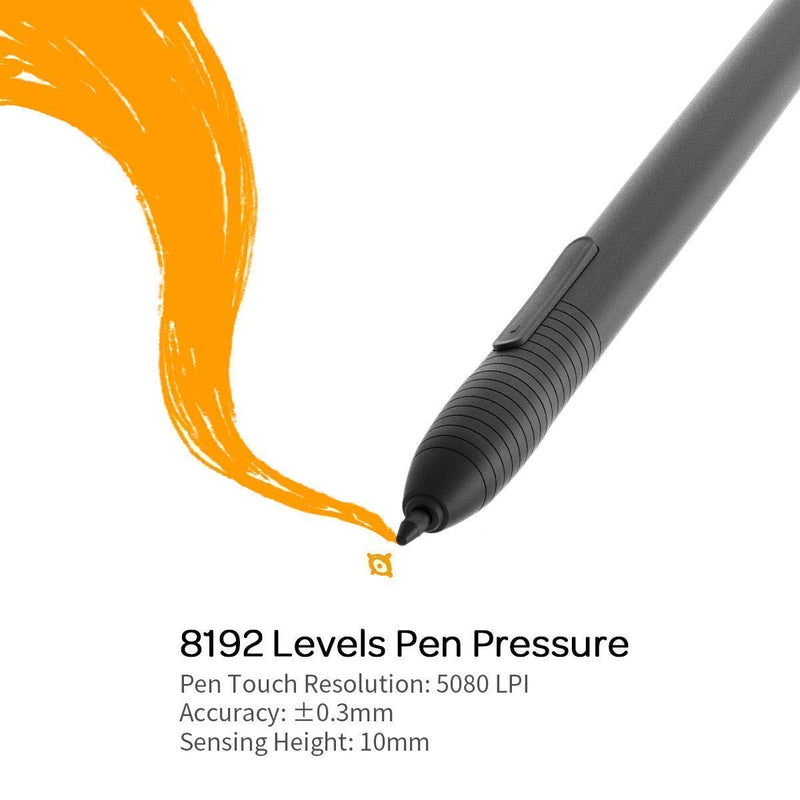 GAOMON M10K 2018 Drawing Tablet & Nibs for AP31 Passive Pen Only
