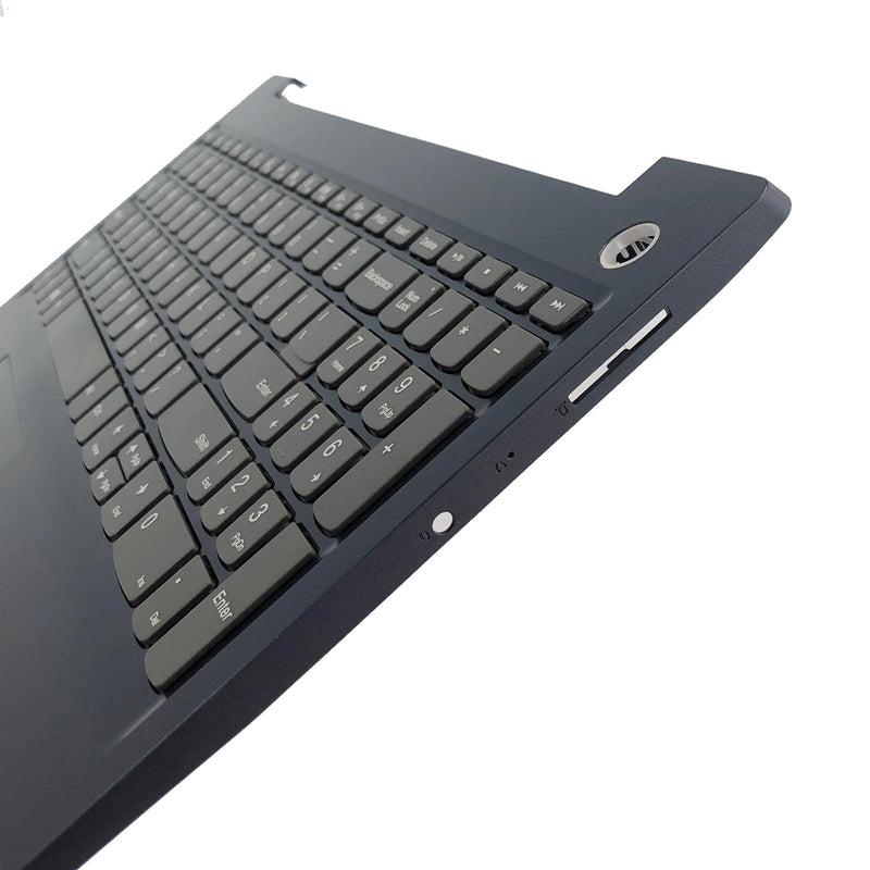 Laptop Palmrest Upper Case with Keyboard and Touchpad Assembly Replacement for Lenovo Ideapad 3 15ada05/3 15IML05 5CB0X57566 5CB1D01998 Blue