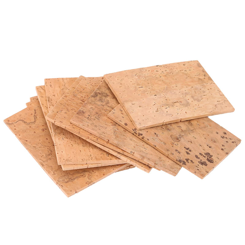 Alto Sax Neck Cork, 10pcs Saxophone Neck Cork, Universal Sax Joint Cork Sheet, Saxophone Cork Replacement Kit for Alto/Soprano/Tenor Saxophone