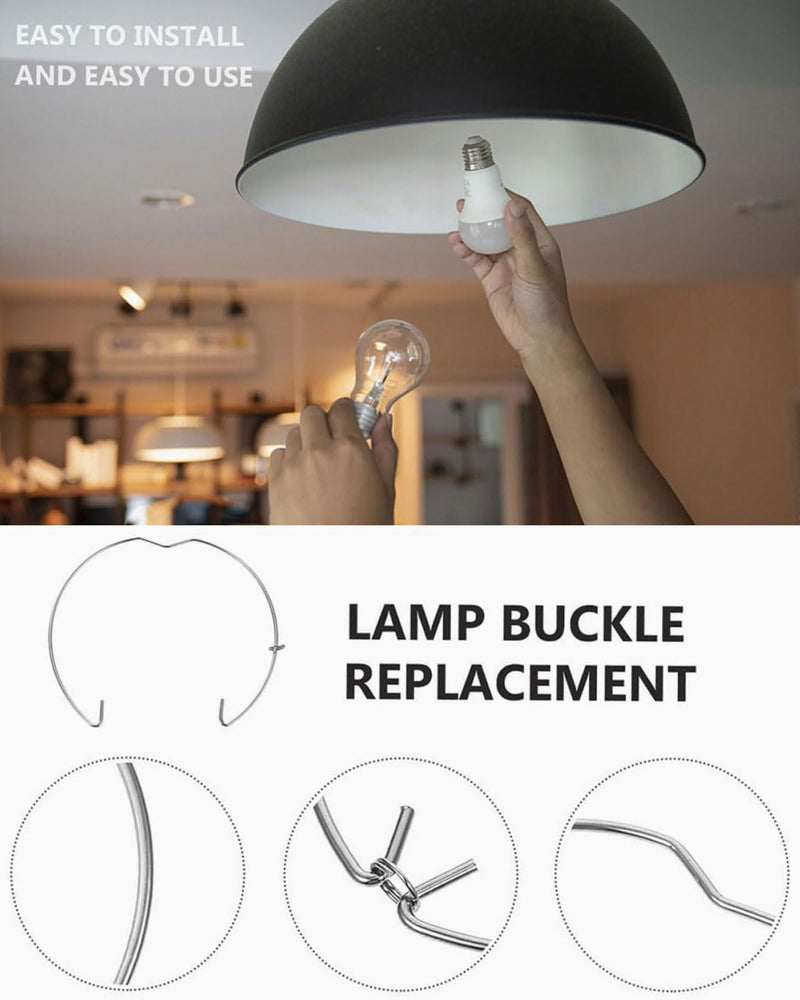[AUSTRALIA] - MOPZIJA Pack of 30 Snap Ring for GU10 MR16 Diameter Downlight Retaining Spring Rings Clips LED Halogen Lamp Holder 50 mm, Clamping Ring, Lamp Retaining Spring Clip, Snap Ring for Shaft 