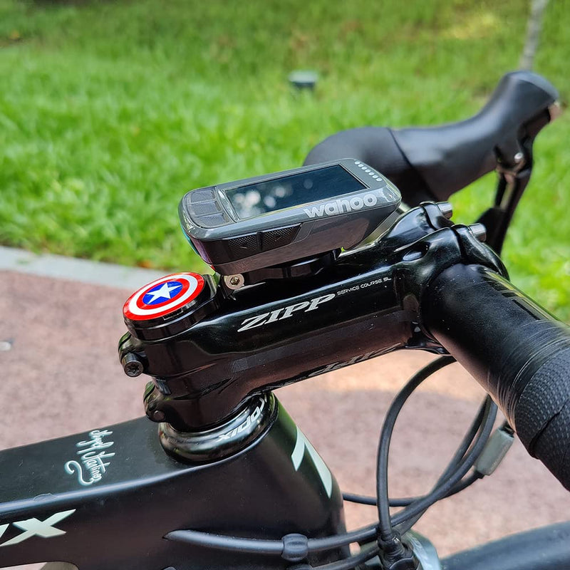 Out Front Road Mountian Bike Stem Handlebar Adjustable Mount for Garmin Edge Wahoo Elemnt Bryton Rider Stages Dash Hammerhead Karoo(Black) Black