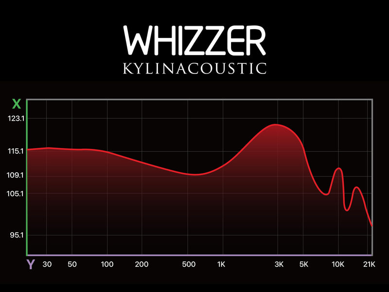 Whizzer Kylin HE01+ in-Ear Headphones Clear Sound Deep Bass PU&PEEK Hybrid Diaphragm 7N OFC Interchangeable Cable Hi-Res Certified in-Ear Monitor