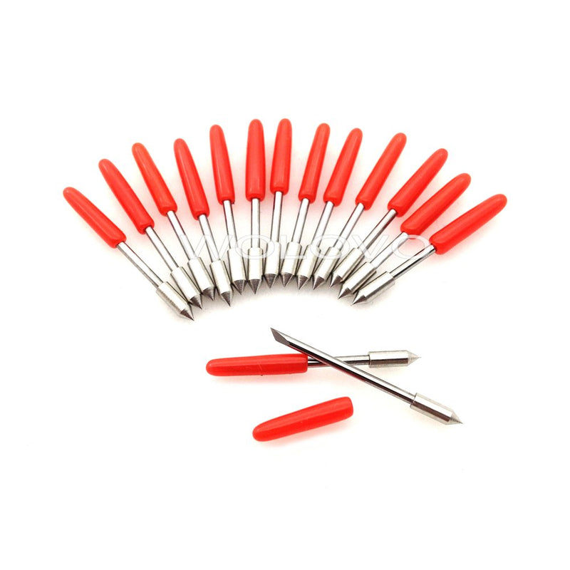 CB09 Graphtec Blade 15Pcs 45 Degree Cutting Blades for Silhouette Cameo 1 2 3/Portrait/Curio/Graphtec 6000/CE 5000-60 Plotter