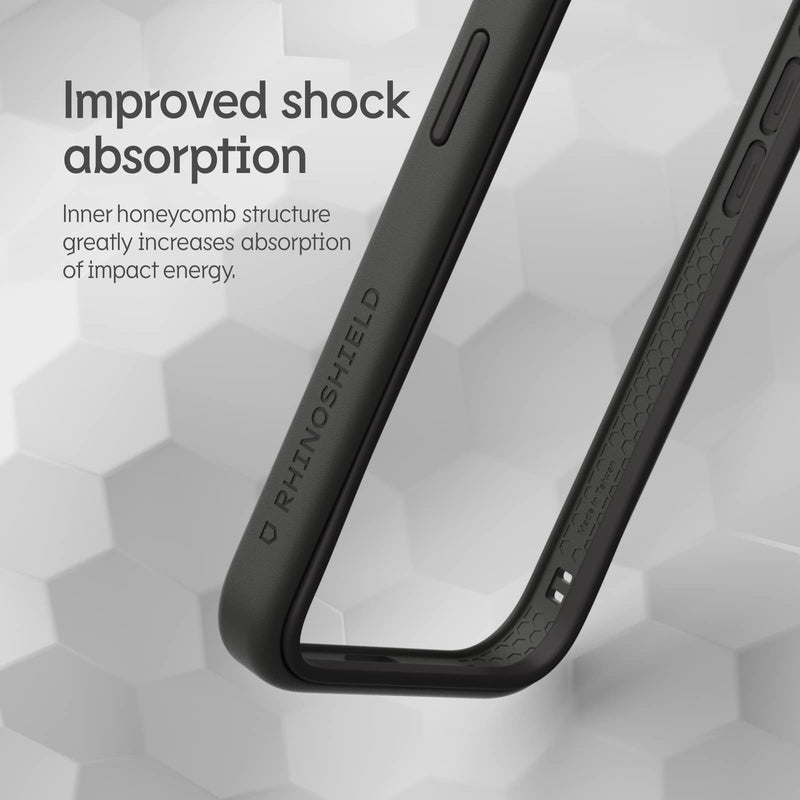 RhinoShield Bumper Case Compatible with [iPhone 14] | CrashGuard NX - Shock Absorbent Slim Design Protective Cover 3.5M / 11ft Drop Protection - Navy Blue iPhone 14 - Navy Blue