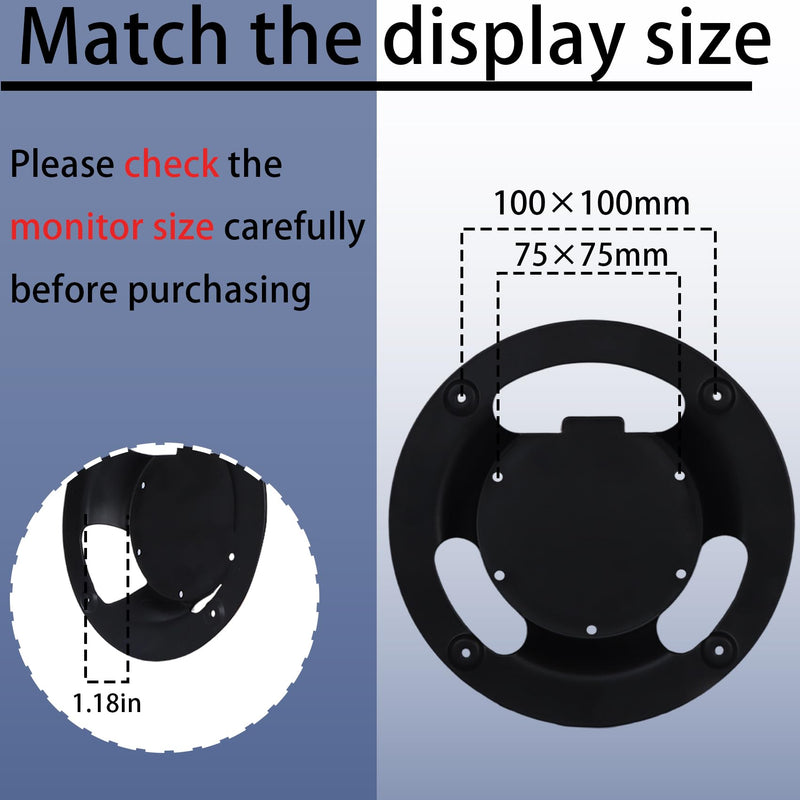 G7 G6 VESA Mount Adapter Compatible with Samsung Odyssey G7 G6 Monitor | Odyssey G7 G6 Mount for G65B G70A G70B G75NB G75T G77T CJ890 CRG9 CHG90 S95UA Serie (43in Monitors Cannot be Used)