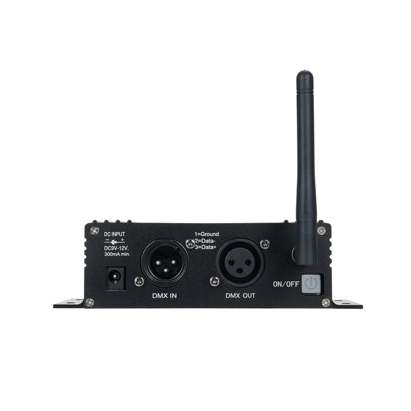 DMX512 2.4G Wireless Controller Transmitter Receiver LCD Display Power Adjustable Repeater Lighting Controller 35 Groups ID Coding for Party DJ Show Club LED Stage Disco KTV Stage Light