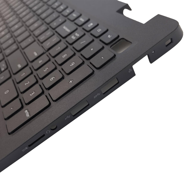 Replacement Palmrest with Backlit Keyboard for Dell Latitude 3520 | Includes Palmrest and Backlit US Layout Keyboard,Upper Case Top Cover Replacement,P/N DJP76/0DJP76