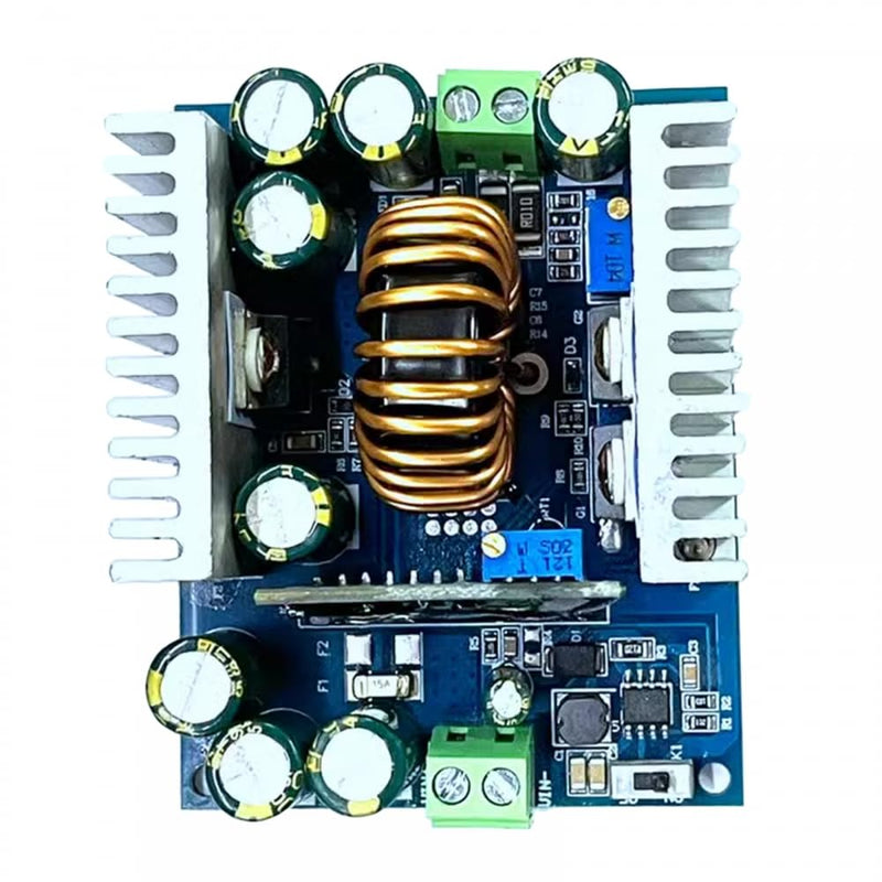 DC Buck CVCC Adjustable Power Module, 12-95V to 2-90V 15A 400W High-Power Adjustable Power Module Voltage Regulator Converter