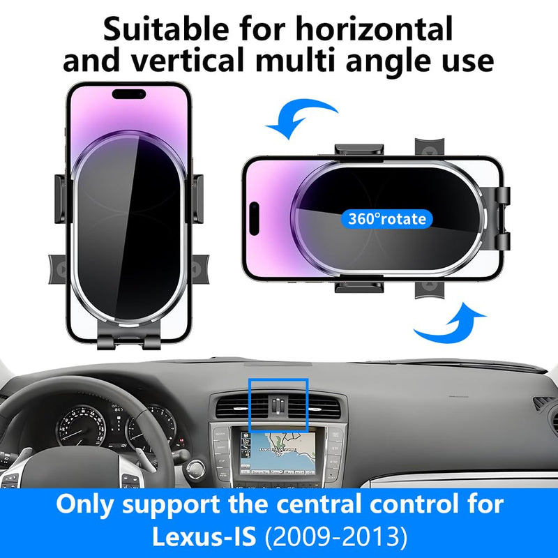 Car Phone Holder for Lexus 2009-2013 is 350 / is 250，Lexus 2010-2015 is 250 C/is 350 C Auto Accessories Screen Interior Cell Mobile Mount case Accessory 2009-2013 Is250 Is350 & 2010-2015 Is250C Is350C