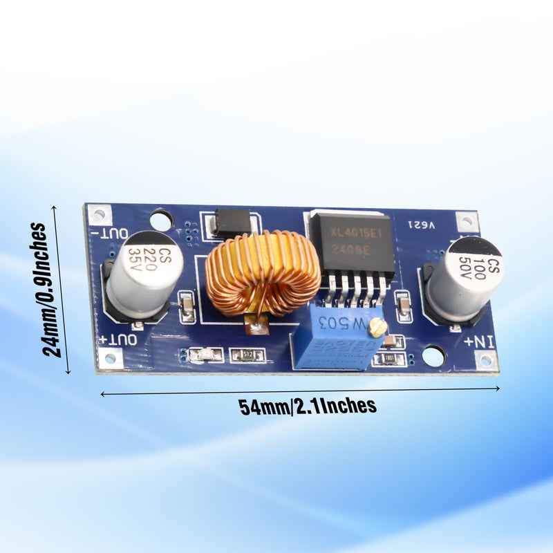 AYWHP DC-DC Step-Down Converter XL4015 6 Pieces 4-38V to 1.25-36V 5A 96% Efficiency for Arduino