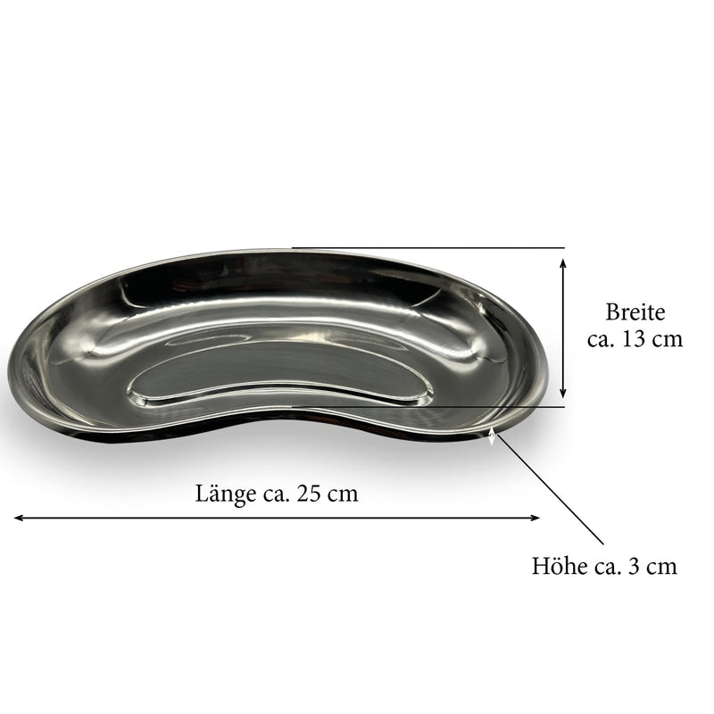 Kidney Bowl Stainless Steel Reusable Rustproof Can be Used in Hospital, Ambulance, Surgery, Beauty, Laboratory, X-Ray Department, Tattoo Studio, Central Sterilisation 1