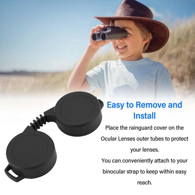 [AUSTRALIA] - 43‑44.8mm Binocular Ocular Lens Cover Binoculars Rainguard Eyepiece for 8x30 10x30 8x32 10x32 8x42 10x42 8x50 Binoculars 