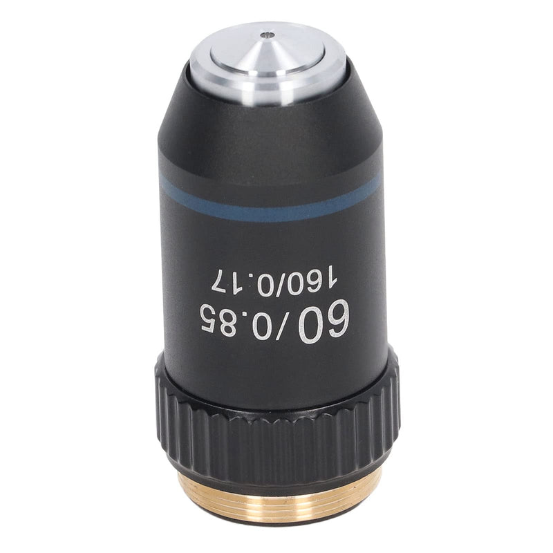 [AUSTRALIA] - Garosa 60X Achromatic Microscope Objective Lens High Light Transmittance 20.2mm Interface 45mm Parfocal Distance Brass for Biology Applications 
