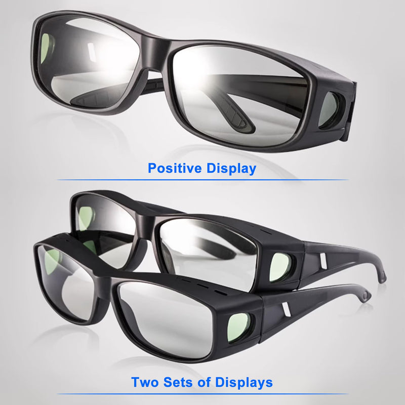 RealD 3D Glasses, IMAX 3D Glasses,2Pcs 3D Glasses,Frosting and Polishing Black Frame, Resin Lens 3D Movie Style Glasses Technology 3D Polarized Glasses 3D Viewing Glasses for TV/Movies/Cinema/HD