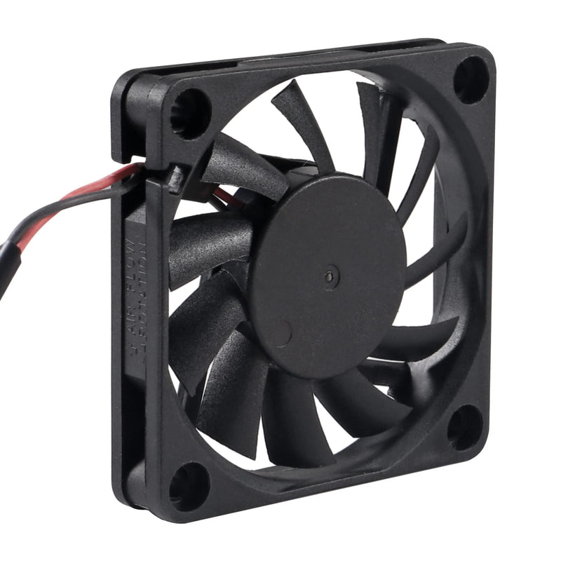 DWEII 2-Pack USB Brushless Cooling Fan 60mm x 10mm USB Fan 5V DC Brushless Cooling Fan 6010 for Brushless DC Computer CPU Heat Sink Cooling Cooler Fan