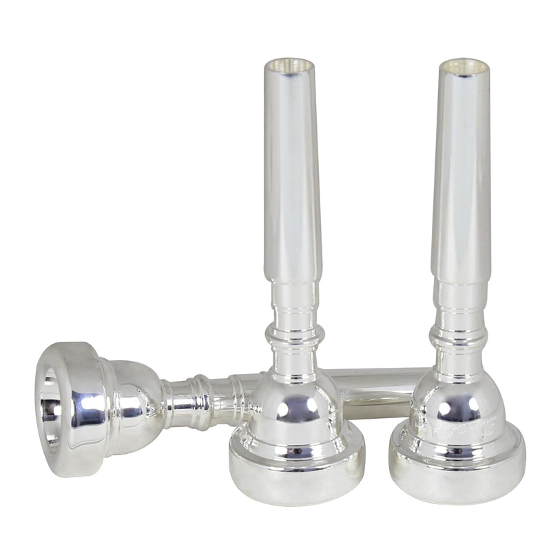 Danchet Silver Plated 7C Trumpet Mouthpiece - Trumpet Musical Instrument Accessories - For Beginners and Professionals.… 7C Silver Plated