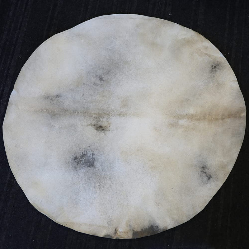 Zaza Percussion - Goatskin for Darbuka Doumbek Drum, Goat Skin for Djembe Natural Flat Round Goat Skin Head-36'' 36''