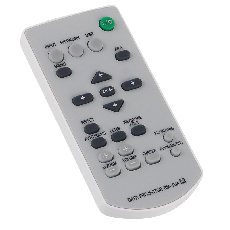 New RM-PJ6 Remote Replace for Sony VPL-CS21 VPL-DX11 VPL-EW7 VPL-EX130 VPL-MX25 VPL-TX7 VPL-SW526CM VPL-SW526M VPL-SW536 VPL-SW620 VPL-SW630 VPL-SW636C VPL-SX225 VPL-SX226 VPL-SX235 VPL-SX236 VPLSX631