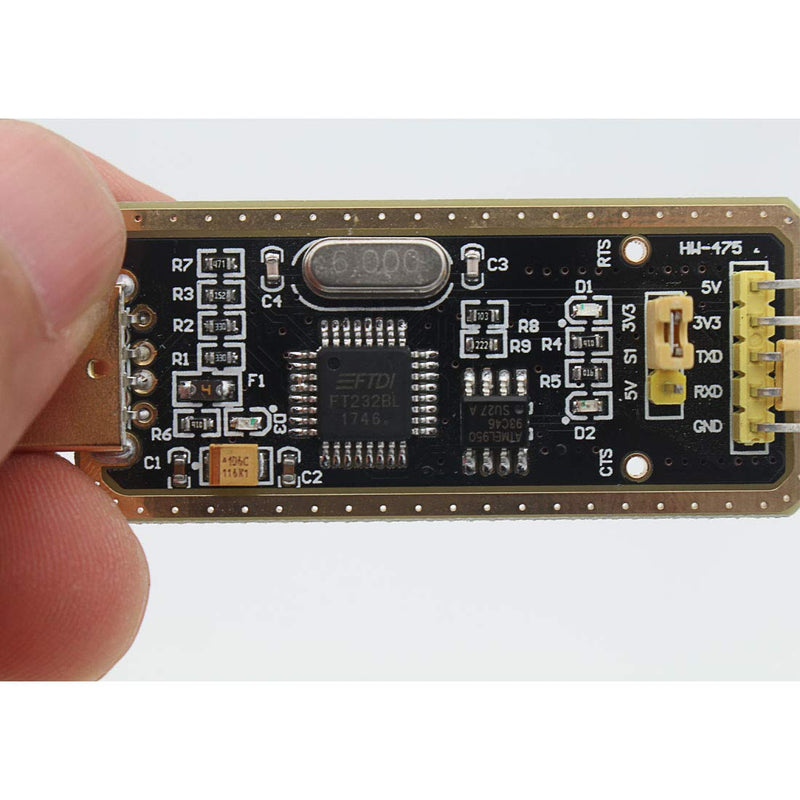 USB to TTL Serial Adapter, USB to Serial Converter for Development Projects - Featuring Genuine FTDI USB UART IC ¡FT232BL¡¯ Chip Compatible with Windows 10