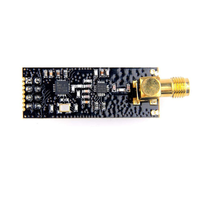 HiLetgo 2pcs NRF24L01+PA+LNA Wireless Transceiver RF Transceiver Module with SMA Antenna 2.4G 1100m Small
