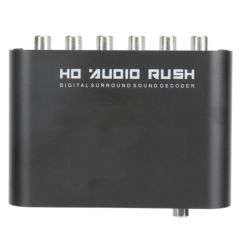 [AUSTRALIA] - Digital Audio Converter 5.1CH DTS Decoder for Home Cinema, Complete Interface,Applicable to HD Video Players/DVD/Digital Audio Source Decoding (Host + USB + Fiber Optic) Host + USB + fiber optic 