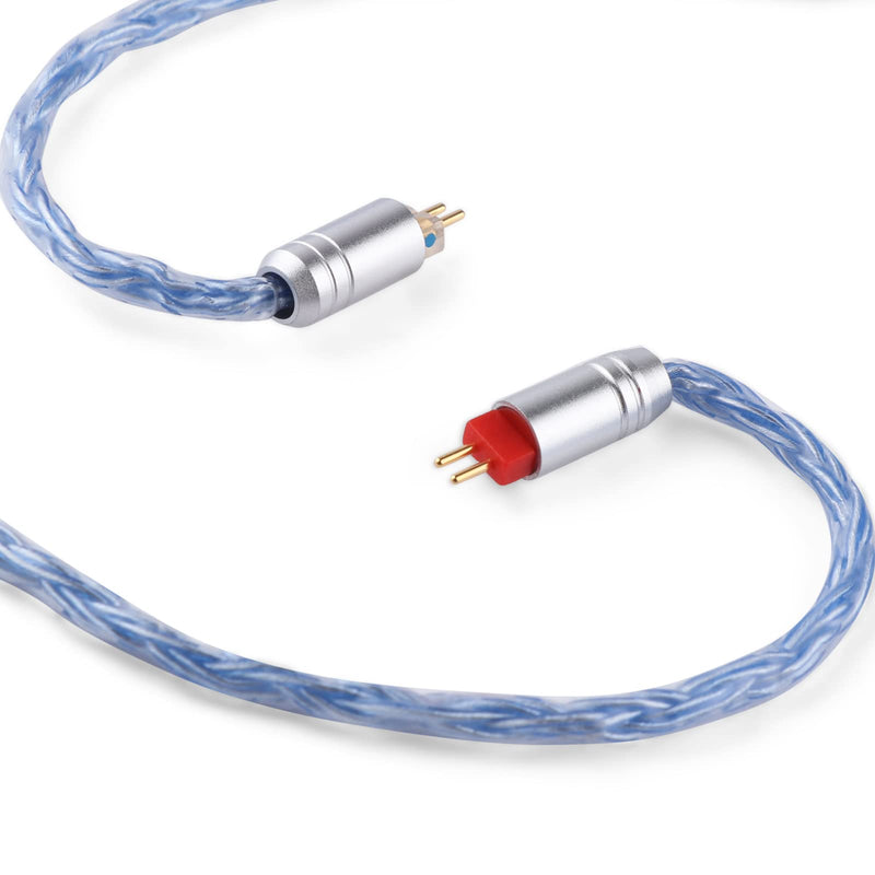 Linsoul 7Hz Salnotes Zero in-Ear Earphone(Blue, Without Mic) + Tripowin Zonie Cable(2pin-0.78mm, 3.5mm, Blue)