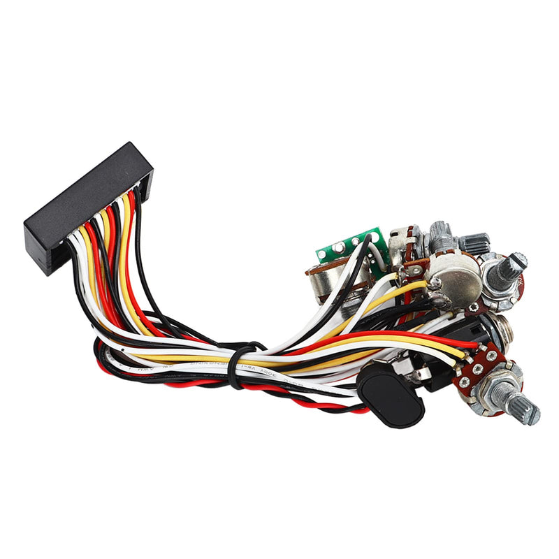 Bass Preamp Circuit, Amplified Pre Wired 3 Band Improve Sound Quality Preamp Circuit for Musical Instruments