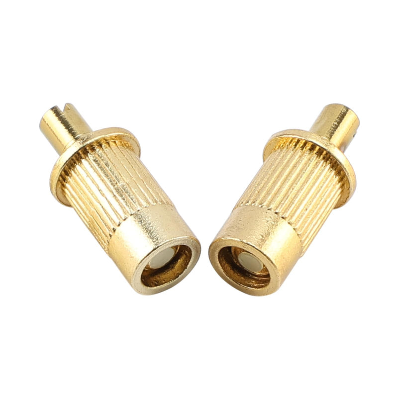 [AUSTRALIA] - Electric Guitar Bridge Studs Anchors M8 Metric Thread Mounting Studs and Inserts Bushings Compatible with Les Paul Lp Ep Style Electric Guitar Bridges Parts Replacement Gold 