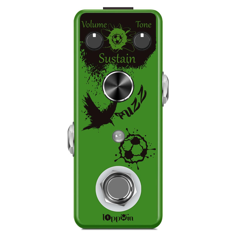 Fuzz Buff Guitar Effect Pedal - Legendary Sweet Fuzz Tone, Metal Enclosure, True Bypass, Mini Size (DC 9V)