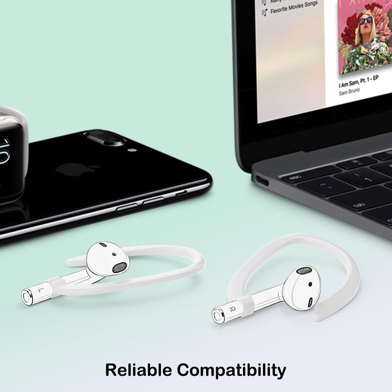 Ear Hooks with OEM Left Replacement Earbuds A2031 for AirPods 2 (2nd Generation), Single Left Ear Side Only, Compatible with Original AirPods A1938/A1602 Charging Case