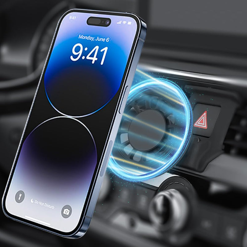 Car Phone Holder Mount for Audi A4/S4/A5/S5/RS4/RS5 2017-2025 Car Accessories Car Mount 360°Rotation for Car Phone Holder Magnetic Hands Free Compatible with iPhone Samsung Smartphones