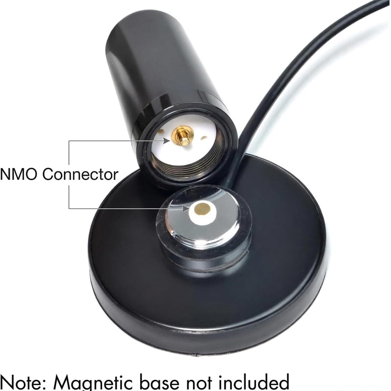 High Gain GMRS Antenna NMO Mount, UHF 462-467Mhz 3.5” Antenna NMO Connection for BaoFeng Retevis Midland Car Truck Ham Amateur Mobile Two Way Radio Marine Boat Radio